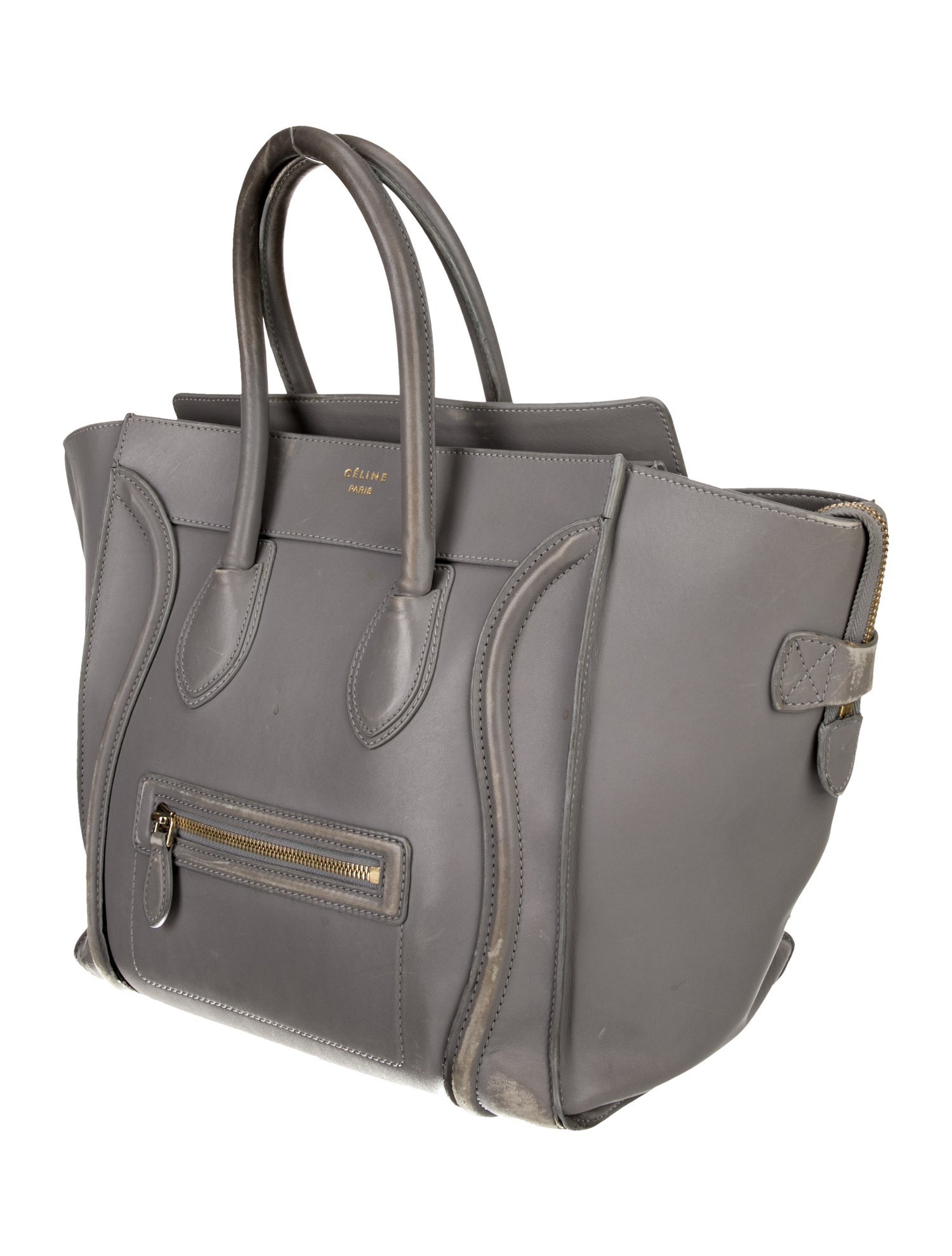 Celine Leather Luggage Mini